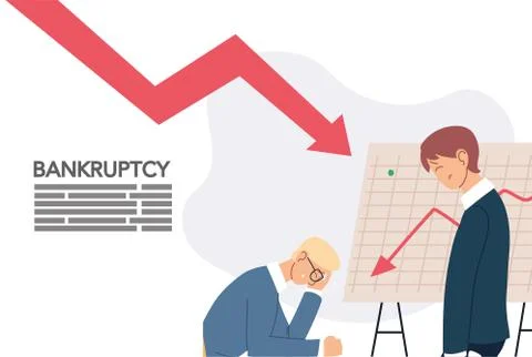 Businessmen with headache and decrease arrow on board vector design 库存插图
