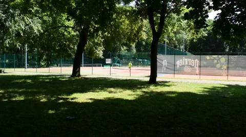 Businessmen playing in the park. 動画素材 52565085