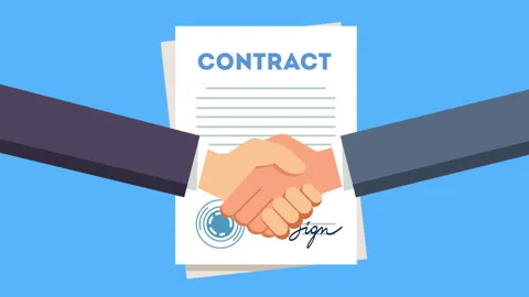 Businessmen Shaking Hands Background Stock Footage 288155442