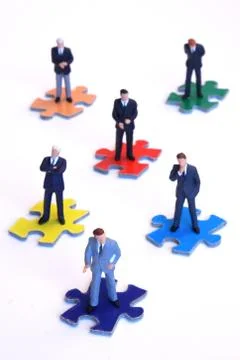 Businessmen solution Stock Illustration