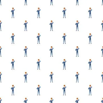 Businessmen thinking pattern representing problem solving concept Illustrazione stock