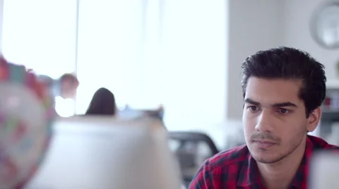 Businessmen working at office. Stock Footage 63506213