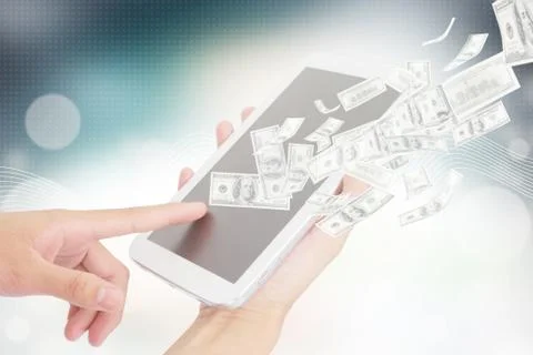Businessperson Using A Digital Tablet Stock Illustration