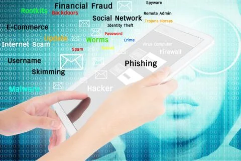 Businessperson Using A Digital Tablet Stock Illustration