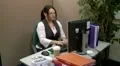 Businesswoman answering a call HD Footage
