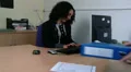 Businesswoman being sarcastic to a colleague HD Footage