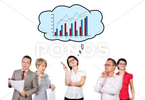 Businesswoman Stock Illustration