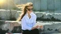 Businesswoman talks via tablet pc HD Footage