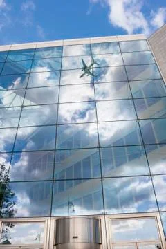 Busisness Building reflection Stock Photos