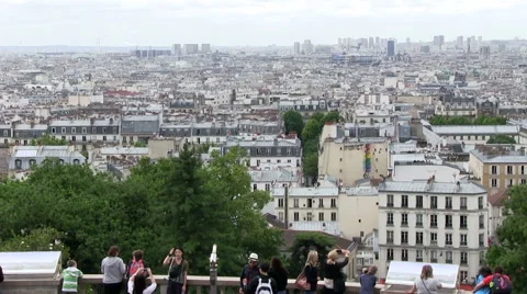 Busker in Paris Stock Footage 57424056