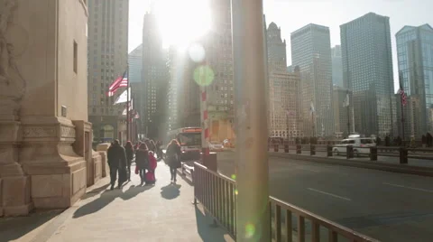 Buss drive by Stock Footage 41308204