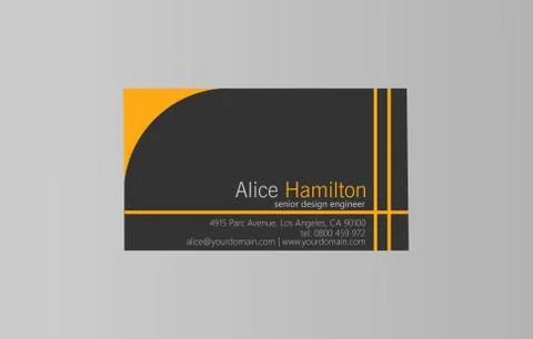 Bussines card template Ilustración de archivo