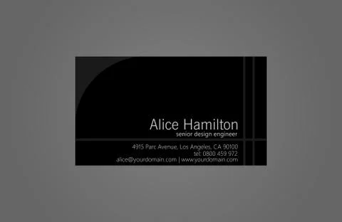 Bussines card template Ilustración de archivo