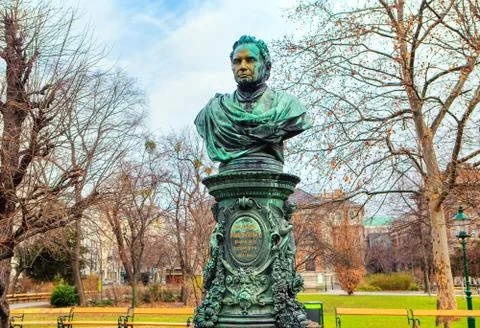 Bust of Andreas Zelinka Stock Photos