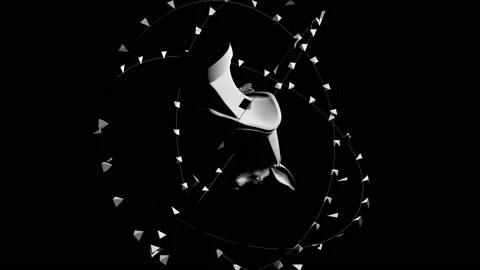 Bust of Anubis Stock Footage 155584387