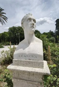 Bust of Canova Foto stock