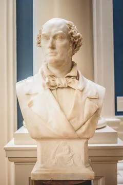 Bust of Daniel Maclise displayed at Dublin's National Gallery of Ireland in.. Stock-Fotos