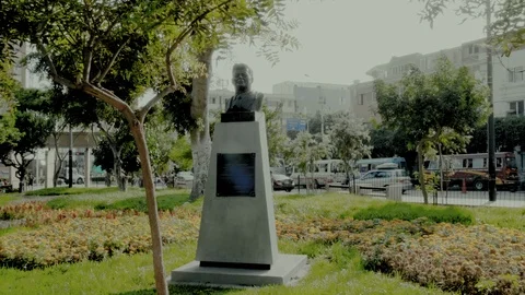Bust of John F. Kennedy Stock Footage 110762009
