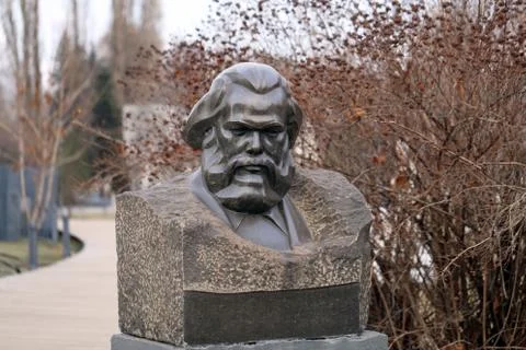 Bust of karl marx Stock Photos