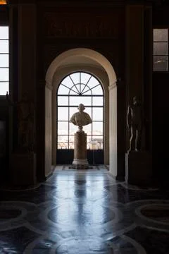 Bust of Pope Pius VI Stock Photos