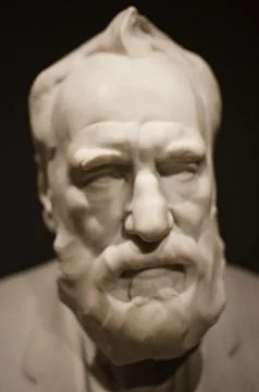 The Bust at the Smithsonian Institute Stock Photos
