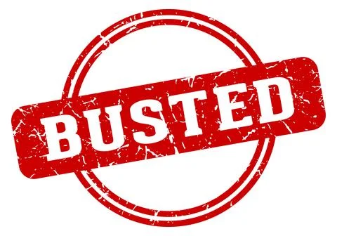 Busted stamp Stock Illustration