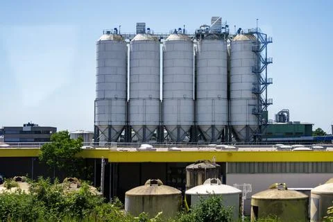 Bustling Freight Center Equipped With State Of Art Agricultural Stock Photos