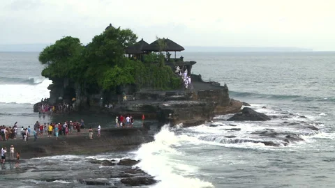 Bustling Seaside Stock Footage 327576815