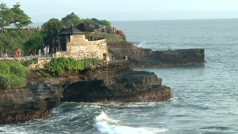 Bustling Seaside Video stock 327576923