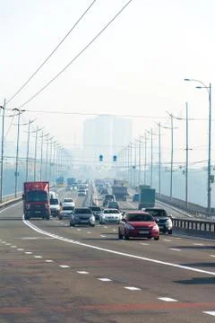 The bustling traffic Stock Photos
