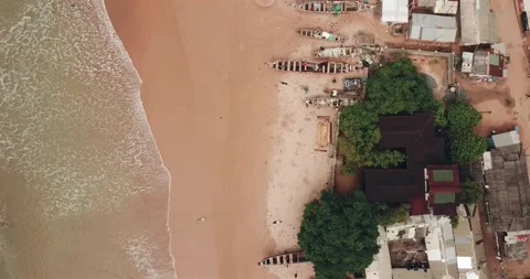 Busua Beach Vídeos de archivo 310510864