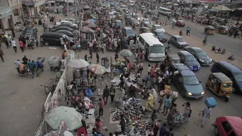 Busy area and Rush hour Stock Footage 155686942