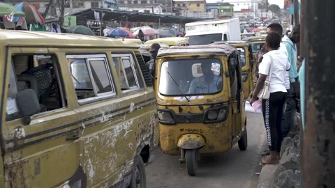 Busy area, Rush hour and Africa survival in nigeria Видео 249376683