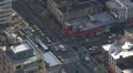 Busy Avenue People Crowd Commuting Morning Aerial View Crosswalk New York City HD Footage