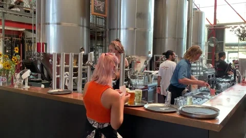 Busy Bar Stock Footage 143211538