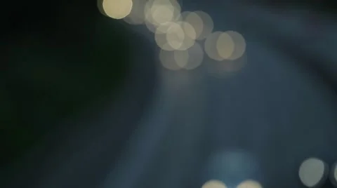 Busy, blurred highway at dusk Stock Footage 49876017