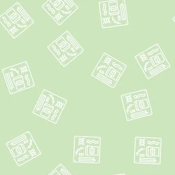 Busy board line seamless pattern Ilustración de archivo