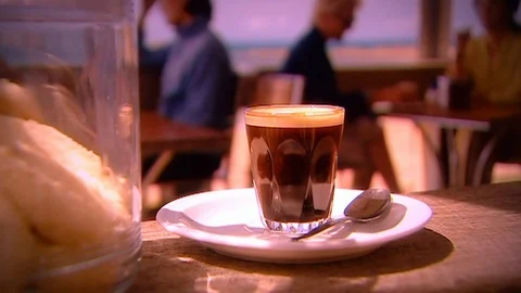 Busy Cafe Stock Footage 80978428