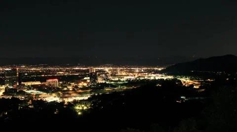 Busy City at night 스톡 동영상 4736023