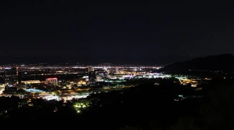 Busy City at night 動画素材 4742331