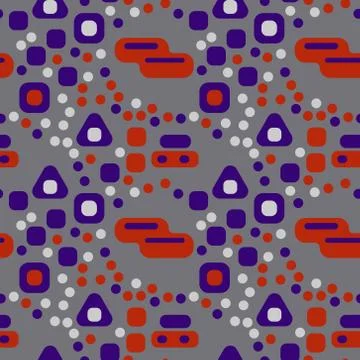 Busy city streets seamless pattern Ilustración de archivo