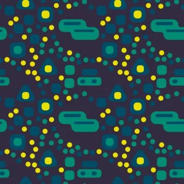Busy city streets seamless pattern Ilustración de archivo