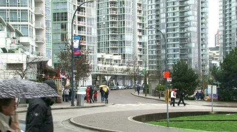 Busy City Streets Time Lapse Stock Footage 658853