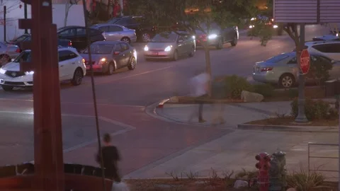 Busy City Time-lapse  Stock Footage 130214090