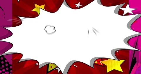 Busy Comic Book Background Stock-Footage 166191016