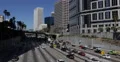 Busy Commuters Highway Cars Traffic Business Buildings Office Towers Los Angeles 4k or 4k+ Resolution