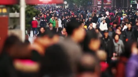 Busy Crowds Traffic Stock Footage 21904318