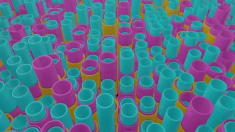 Busy Cylinders Stock Footage 237637683