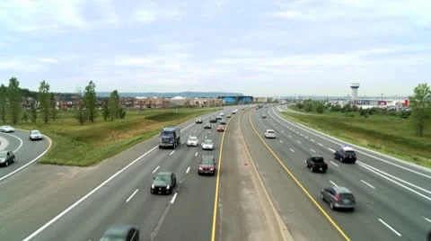 Busy Freeway Video stock 8856981