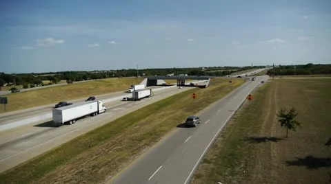 Busy Highway 2 Stock-Footage 11498297